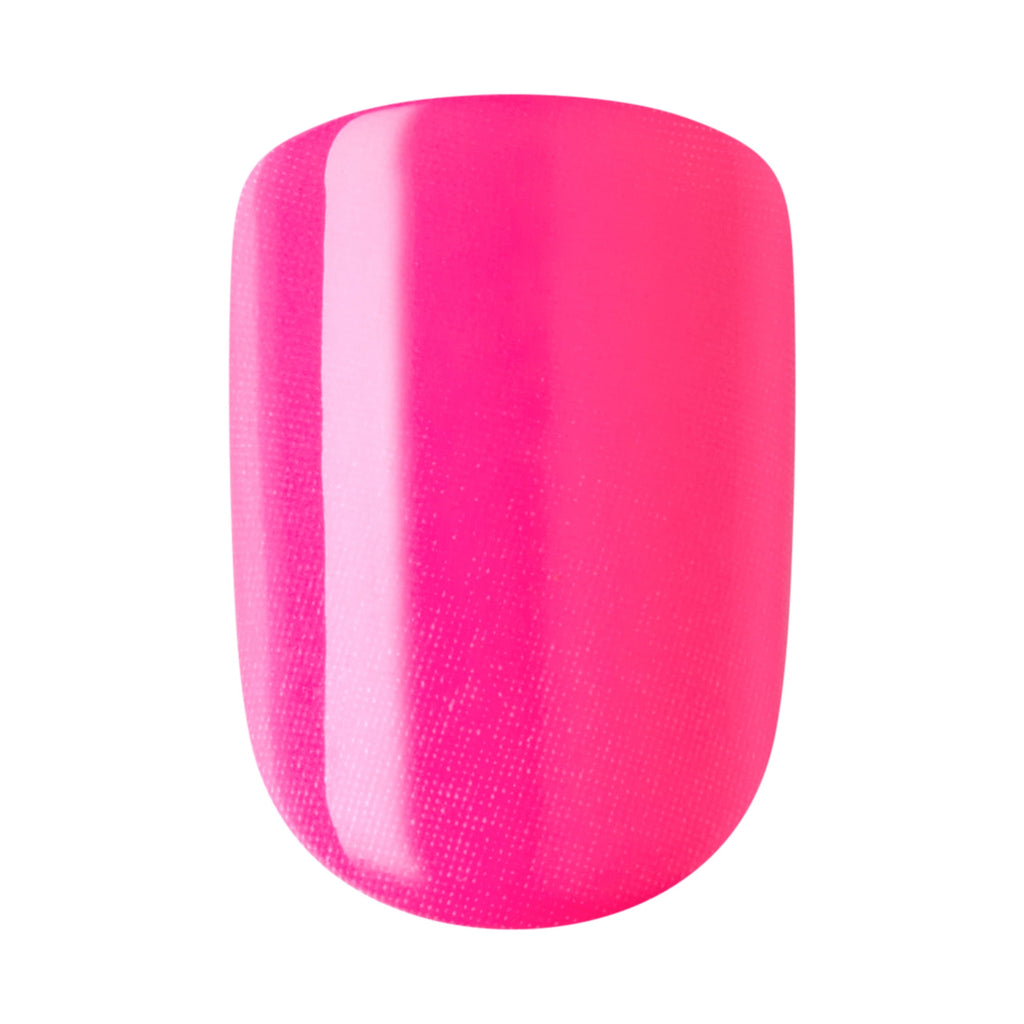 KISS imPRESS No Glue Needed Press On Nails, Color, New Me, Pink, Short Squoval, 30 Count