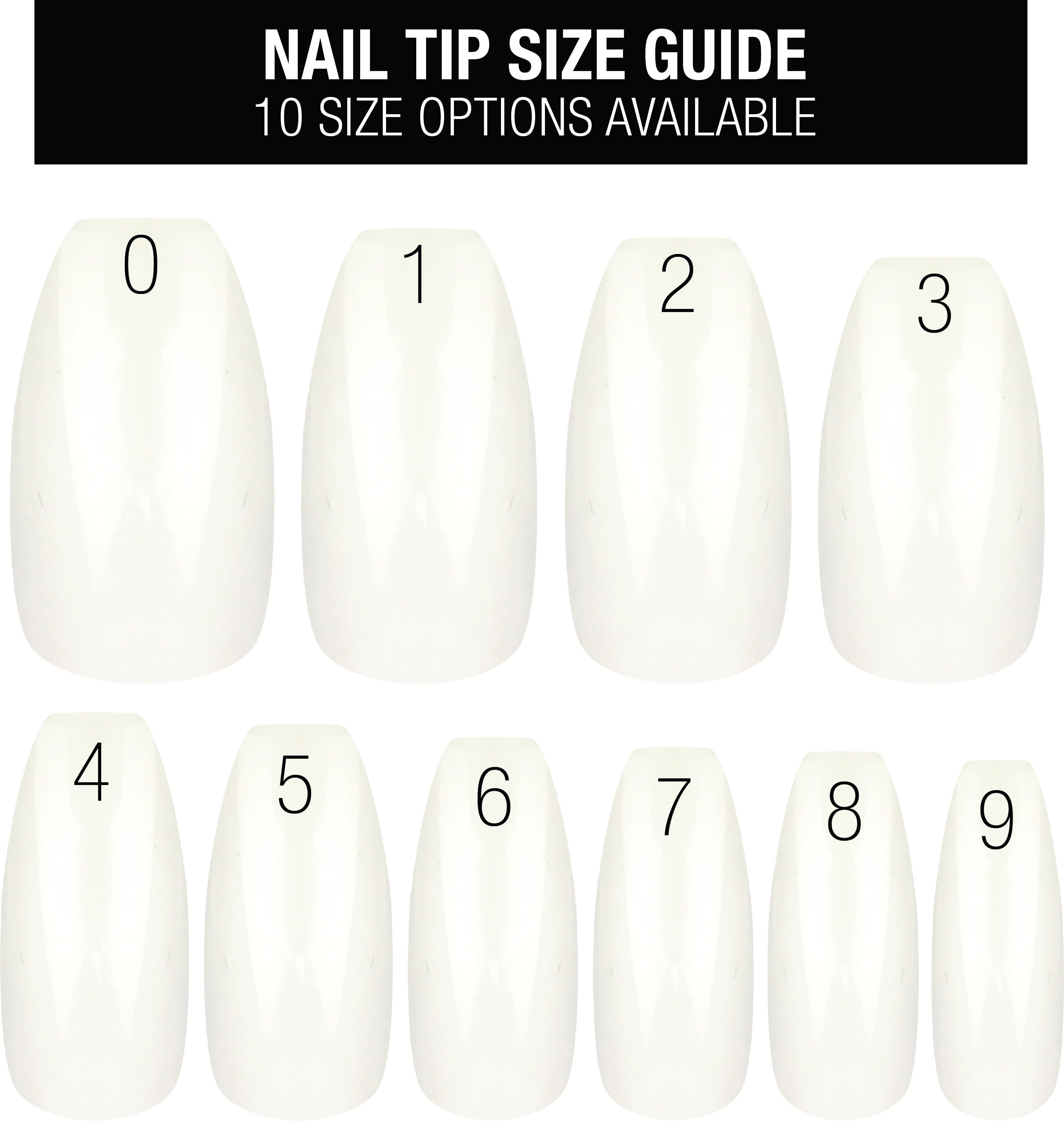 L.A. COLORS Nail Frill Artificial Nail Tips, Marble-ous Mani, 33 Pieces